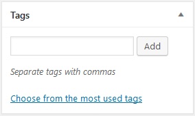 Another way to create a new tag
